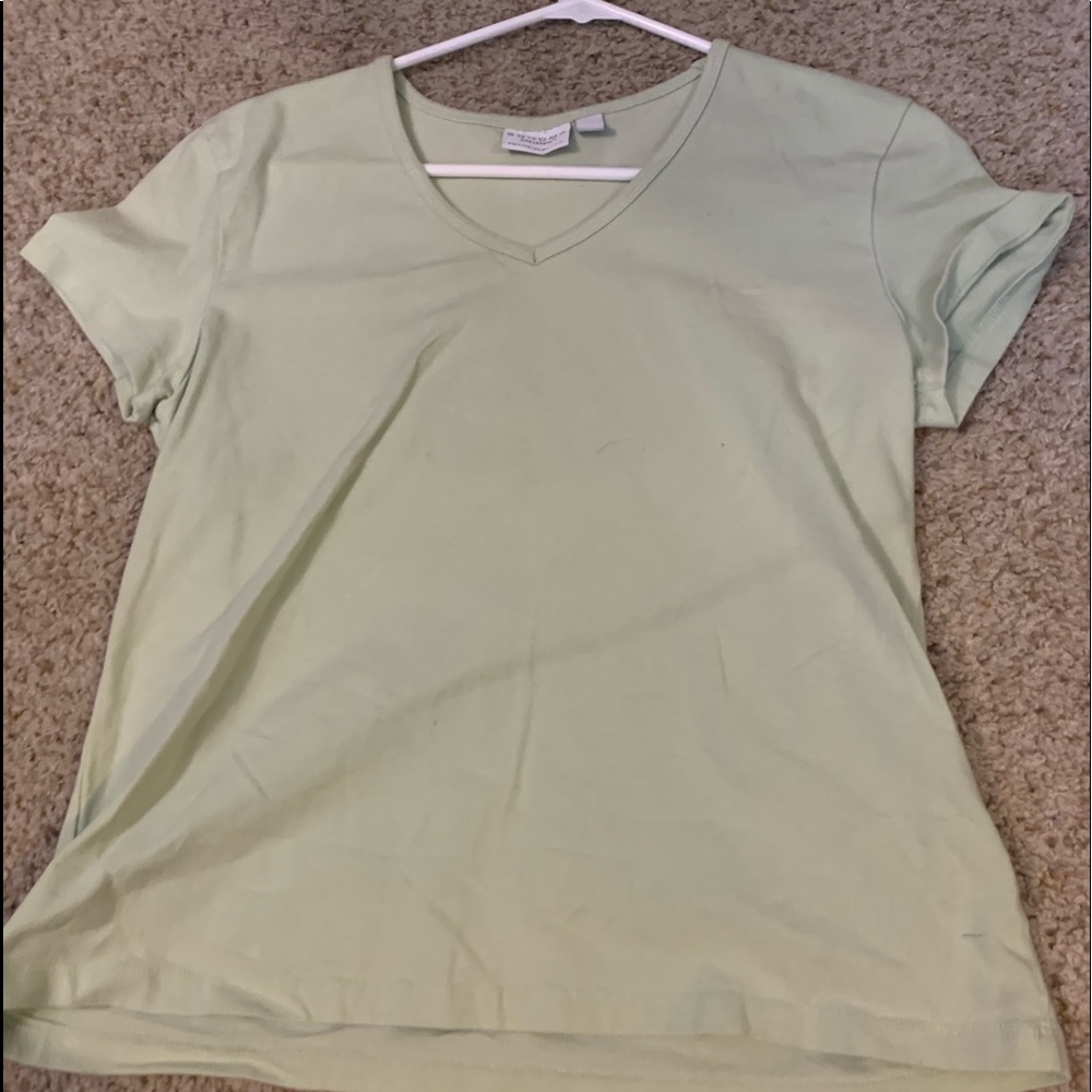 light green tight shirt - Picture 1 of 1